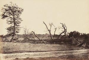 Äußerste Linie der konföderierten Werke, Cold Harbor, April 1865 von John Reekie