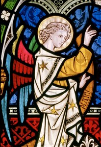 Engel (Detail), Christus in Majestät