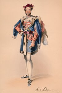 Frederick Child-Villiers im Kostüm für Queen Victorias Bal Costumé, 12. Mai 1842, 1843 von John Richard Coke Smyth