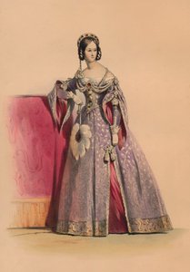Gast im Kostüm für Queen Victorias Bal Costumé, 12. Mai 1842, 1843 von John Richard Coke Smyth