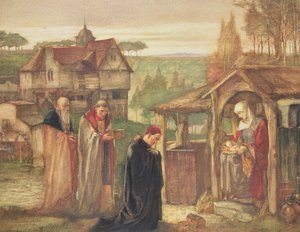 Die Heilige Familie - Die Anbetung der Weisen, 1911 von John Riley Wilmer