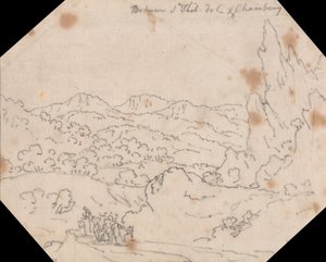 Zwischen Saint-Thibaud-de-Couz und Chambéry von John Robert Cozens