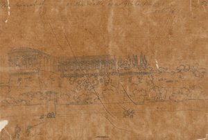 Kloster in der Nähe von Ponte Nuovo, 16. Oktober von John Robert Cozens