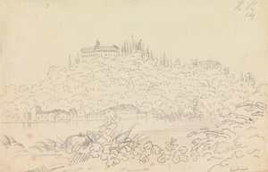 Kloster von Monte Olivetto bei Florenz von John Robert Cozens
