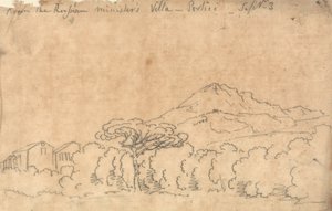 Vom Palast in Portici, 7. September von John Robert Cozens