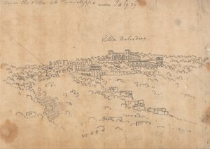 Von der Villa in Posillipo, 29. Juli von John Robert Cozens