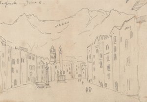Innsbruck, 6. Juni von John Robert Cozens