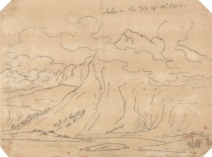 See auf dem Gipfel des Mont Cenis von John Robert Cozens