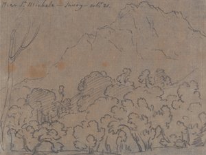 In der Nähe von St. Michele, Savoyen, 21. Oktober von John Robert Cozens