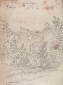 Teil von Civita Castellana, zwischen Narni und Rom von John Robert Cozens