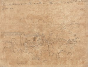 Teil von Padua von den Mauern