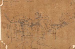Santa Giustina, Padua, 19. Juni von John Robert Cozens