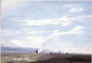Grabüberreste in der Campagna bei Rom, ca. 1783