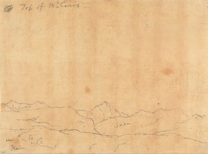 Gipfel des Mt. Cenis von John Robert Cozens