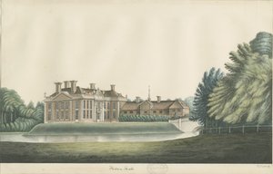 Hilton Hall: Aquarellmalerei von John Robert Fernyhough