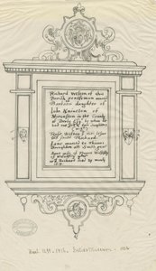 Rugeley Kirche (Alt) - Denkmal für Richard Weston von John Robert Fernyhough