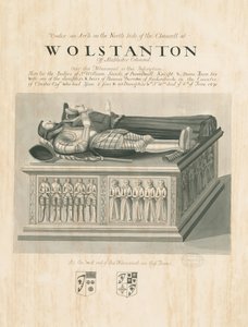 Wolstanton Kirche - Grab von Sir William Sneide und Dame Anne