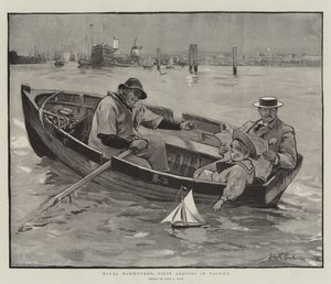 Marine-Manöver, erste Taktiklektionen von John Robertson Reid