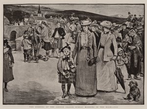 Die Eröffnung der Moorhuhnsaison, Sonntagmorgen in den Highlands von John Robertson Reid