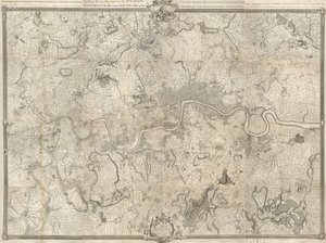 Eine genaue Vermessung der Städte London, Westminster, des Stadtteils Southwark und des Landes in einem Umkreis von zehn Meilen