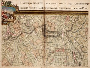 Karte von Highgate, Kentish Town, Holloway, Tottenham und Newington