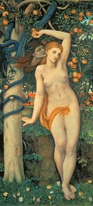 Eva verführt, ca. 1877 von John Roddam Spencer Stanhope