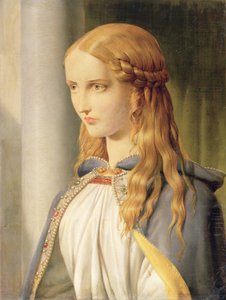 Cordelia enterbt (Detail) von John Rogers Herbert