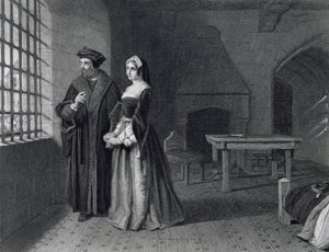Sir Thomas More (1478-1535) graviert von Outrim von John Rogers Herbert
