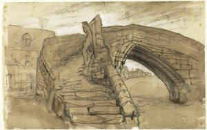 Brücke bei Croyland von John Ruskin
