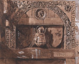 Türsturz des Palazzo Contarini della Porta di Ferro von John Ruskin