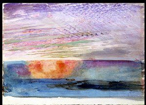 Sonnenuntergang in Herne Hill durch den Rauch von London, 1876