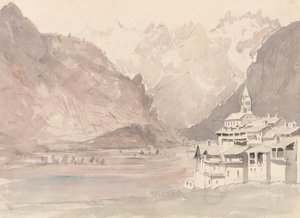 Schweizer Berglandschaft von John Ruskin