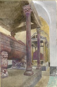 Das Grab von Friedrich II. im Dom von Palermo von John Ruskin