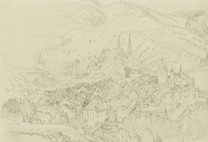 Blick auf Luzern von oben, Oktober-Dezember 1861