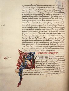 Ms.228, f.90v: Seite aus Aristoteles