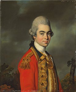 Porträt von Generalleutnant Sir James Duff, Halbfigur, in Militäruniform, 1771 von John Russell