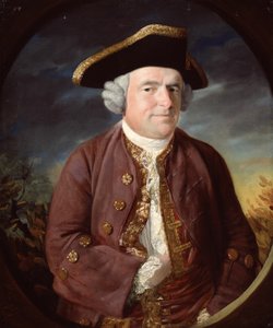 Porträt eines Mannes mit einem Dreispitz von John Russell