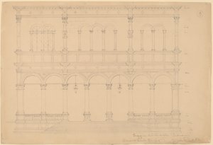 Loggia del Consiglio, Padua von John Russell Pope
