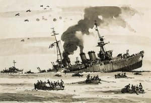 Nach der Malta-Operation 1942 wurde die Kairo von britischen Zerstörern versenkt von John S. Smith