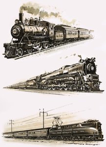 Montage von US-Zügen von John S. Smith