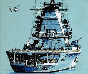 Russischer Träger Moskva von John S. Smith