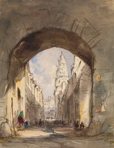 Straßenszene in Calais
