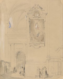 Das Grab von Hendrick van Balen (1575-1632), Antwerpen, 7. September 1832