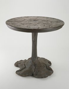 Lotustisch, ca. 1905 (Jin-di-Sugi, fertiges Zypressenholz) von John Scott Bradstreet