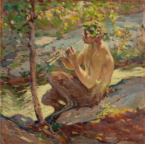 Faun, spätes 19. bis frühes 20. Jahrhundert von John Scott Williams