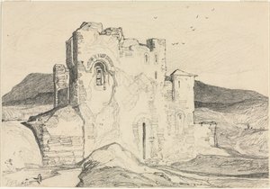 Ein Schloss in der Normandie von John Sell Cotman