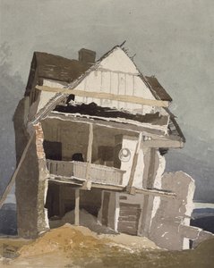 Ein zerstörtes Haus, 19. Jahrhundert von John Sell Cotman