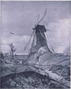 Eine Windmühle in Lincolnshire von John Sell Cotman
