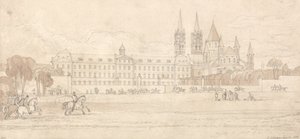 Abbaye Aux Hommes, Caen von John Sell Cotman