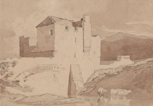 Ein altes Gebäude von John Sell Cotman